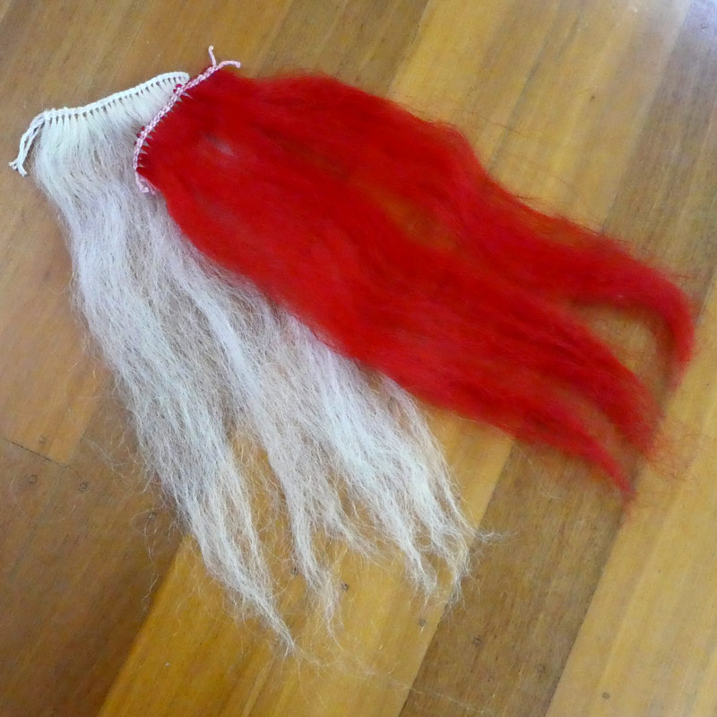 Wushu Spear/Weapon Premium Oxtail Hair Tassel (Qiang Ying)