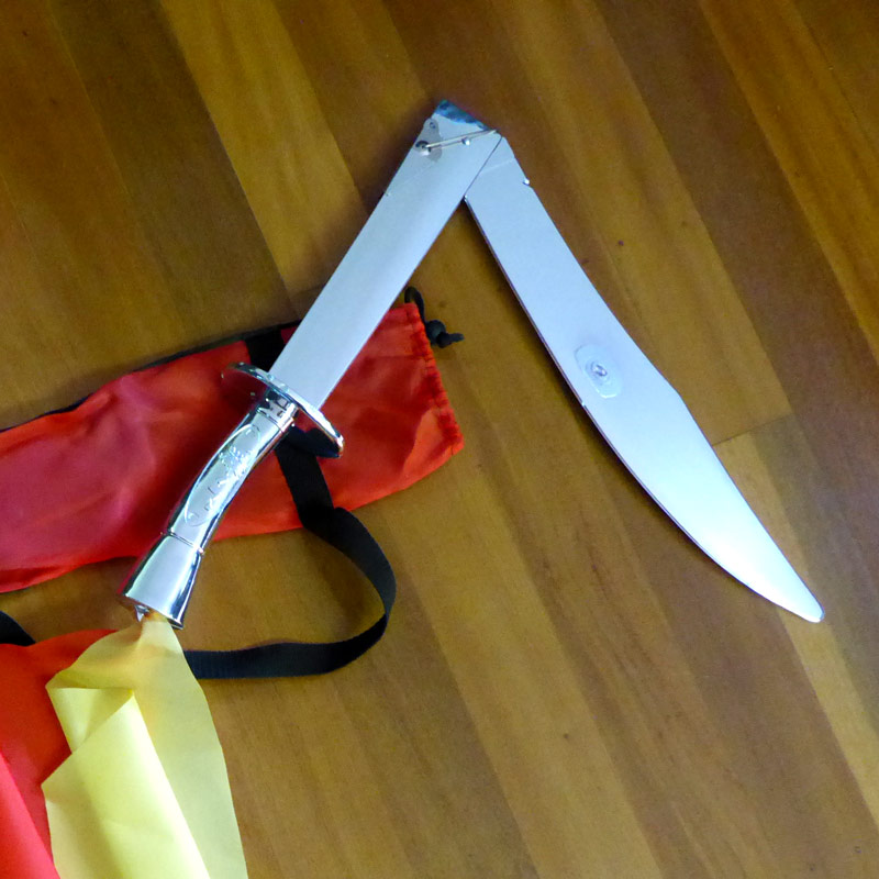 Foldable Taiji Broadsword